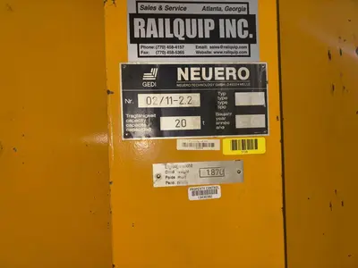 (4) 20 TON (160,000 LBS TOTAL) RAILWAY / NEUERO HEAVY DUTY MOBILE VERTICAL LIFT JACKS: YOBRO #23870