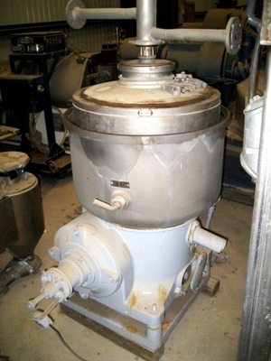 Westfalia OP 10006 solid bowl separator, 316SS.