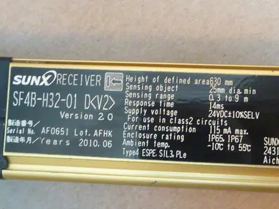 USED SUNX LTD SF4B-H32-01 DV2