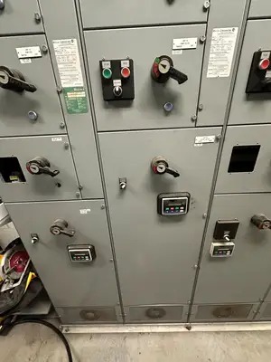 MCC Section w/ 31 x Buckets & 6 x VFD's