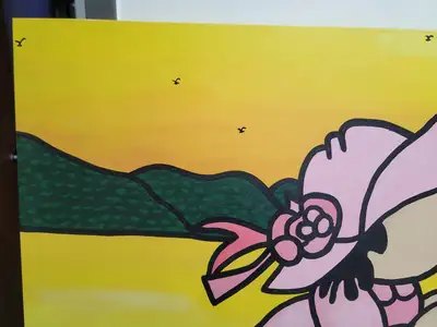 New | in-Stock FalconRestaurantSupply New Walmiru Original Faceless Painting on Canvas - Couple 36" x 60" Restaurant Front of House Furnishings Illinois US | Falcon Restaurant Supply #1376708