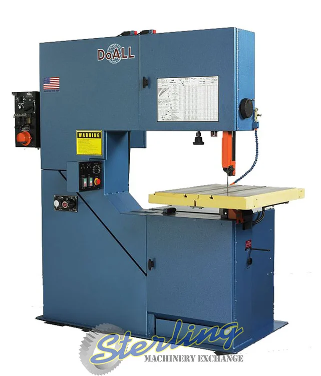 New | in-Stock DOALL 3612-VH Vertical Band Saws California US | Sterling Machinery Exchange #1466038