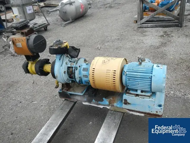 Used Goulds Pumps 3" x 4" Goulds Centrifugal Pump, S/S, 3 HP Pumps Ohio US | Federal Equipment Company #125551