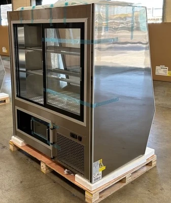 171-0017 48” Fresh Meat & Seafood Full Service Self Contained Display Cooler