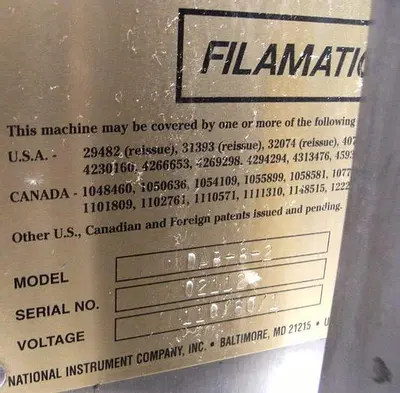 USED FILAMATIC DAB-8-2