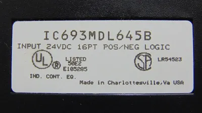 GE Fanuc IC693MDL645B Series 90-30 Logic Input Module Used