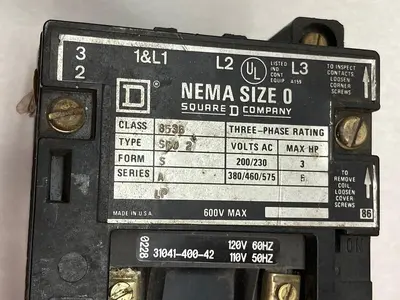 Used SQUARE D CLASS 8536 TYPE SB0-2 Industrial Controls Ohio US | Surplus Asset Holdings #1244830