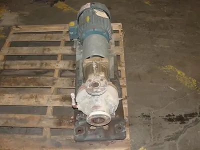 SPC7567  Pump 1.5x1x5 Goulds STX centrifugal pump, 5 hp, Stainless Steel