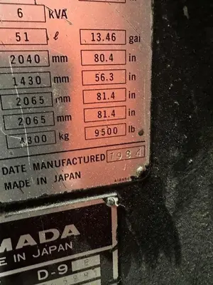 USED AMADA RG-80S