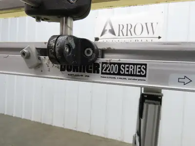 Dorner 2200 Series Belt Conveyor 18"x 72"L Variable Speed Drive 115V 88FPM