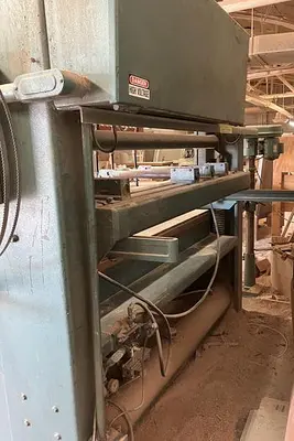 USED CEMCO 4-SPINDLE VERTICAL CHAIR-SEAT BORING MACHINE