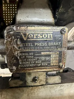 Used VERSON 16-48 Press Brakes Ohio US | G-2000, Inc. #1063209