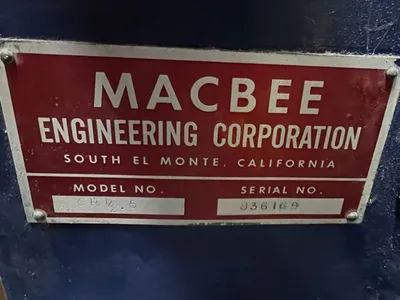 MACBEE 2R 1/2.5 CONTINOUS WIRE POINTER (14649) WIRE MACHINERY, CONTINUOUS POINTERS (PRE-DRAW) | Machinery International LLC (5)