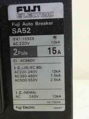 USED FUJI ELECTRIC SA52-15