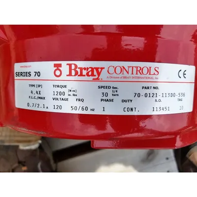 Bray Series 70 Electric Actuator with Handwheel Overide