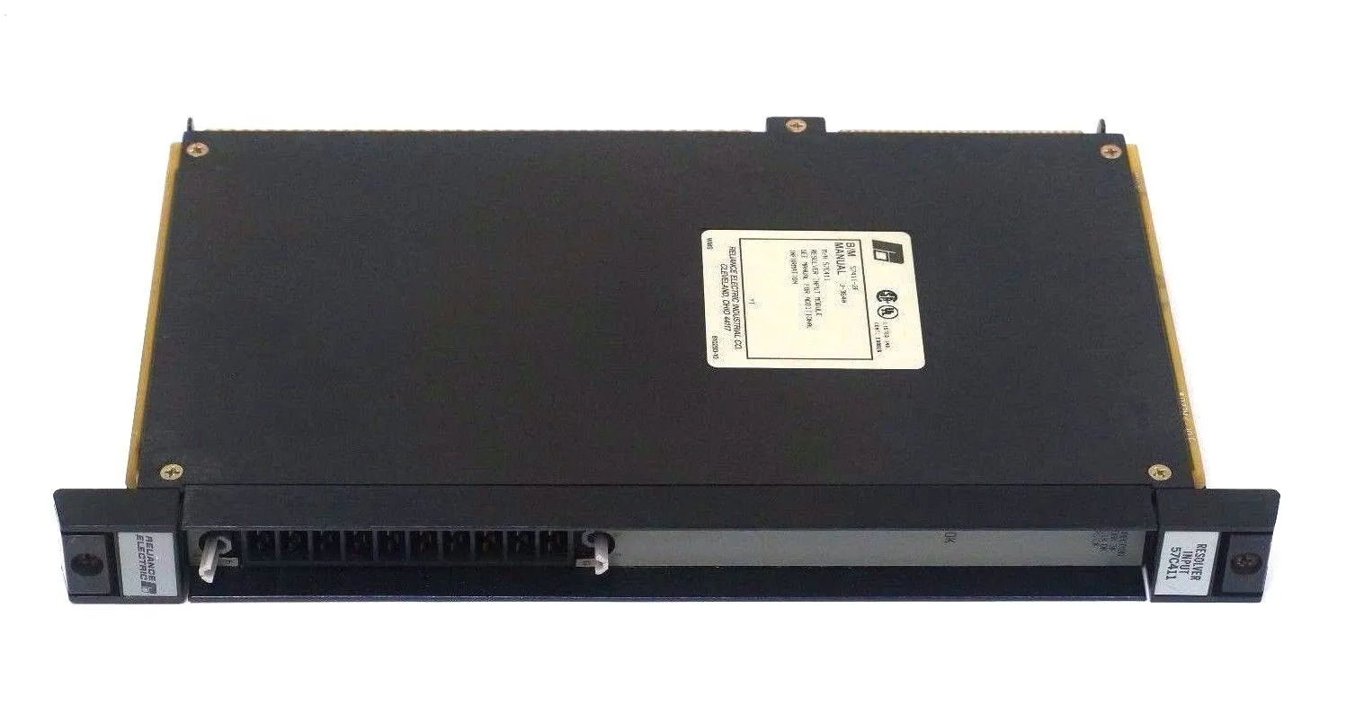 RELIANCE ELECTRIC 57411-2F RESOLVER INPUT MODULE J-3640, 57C411