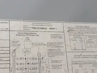 USED GENERAL ELECTRIC TMC1210RCA