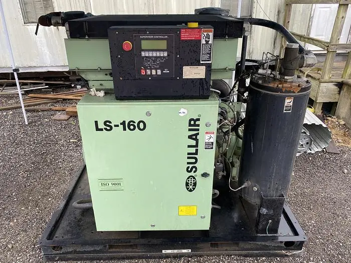 Used 2007 SULLAIR LS160-100H/A Rotary Screw & Sliding Vane Air Compressors North Carolina US | DH Griffin Used Equipment #1383566