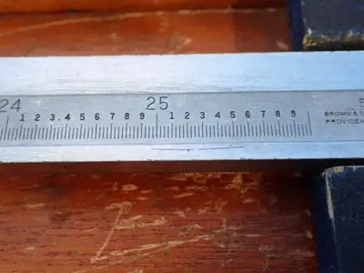 Used BROWN & SHARPE 571 Vernier Calipers Ohio US | HGR 24 #1233324