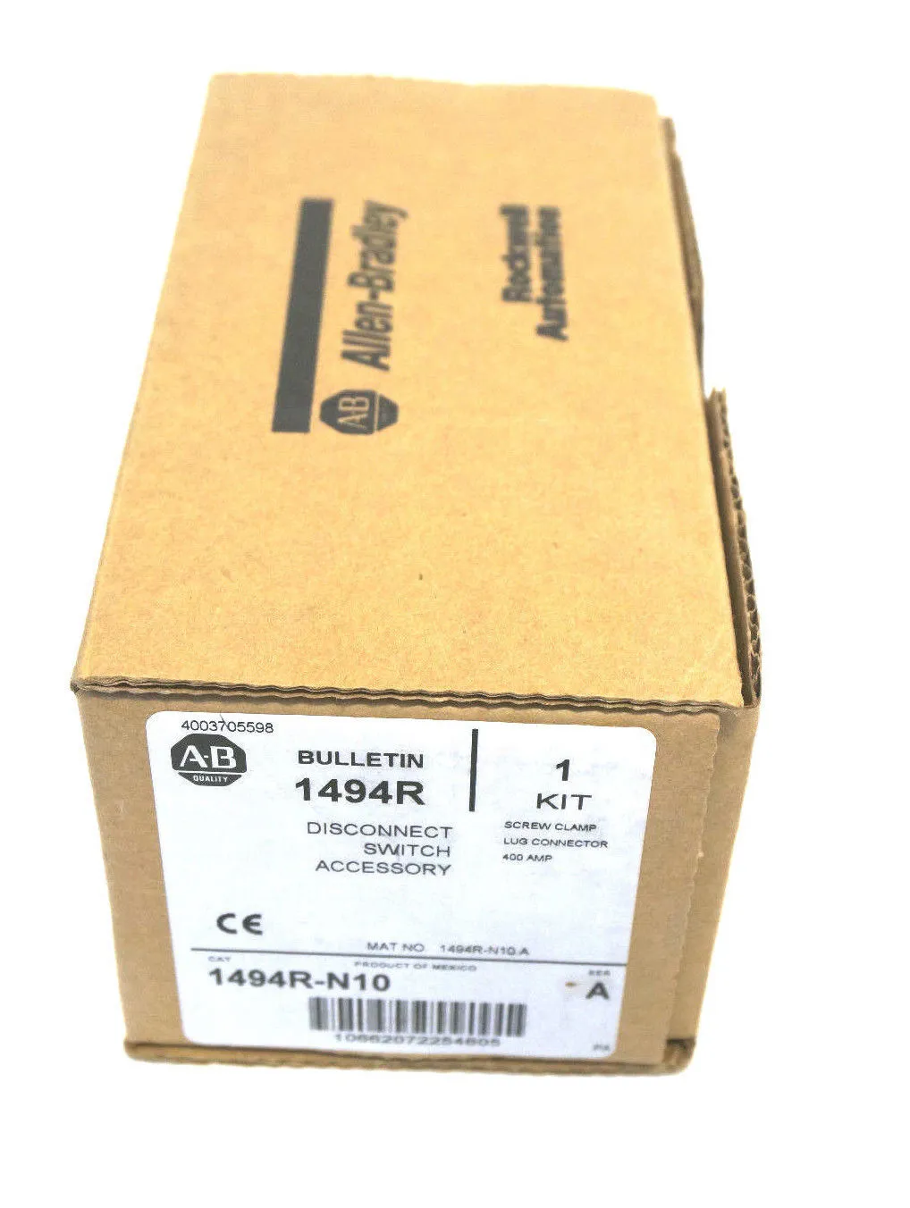 NEW ALLEN BRADLEY 1494R-N10 LUG CONNECTOR KIT 1494RN10