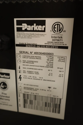 Used PARKER STARLETTE PLUS E SPS010 Air Dryers Minnesota US | Machinesused.com #1568006
