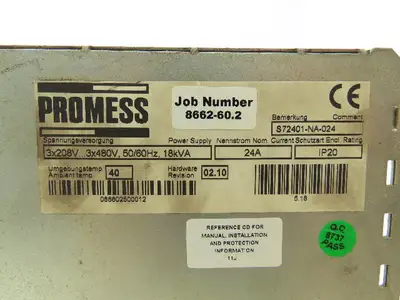 Used PROMESS _UNKNOWN_ Servo Drives Indiana US | Arrow Industrial #1425744