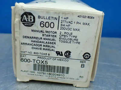 NEW ALLENBRADLEY 600TOX5