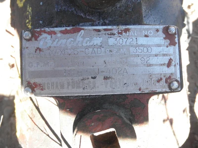 USED SULZER BINGHAM 3X4X6.25 CAD