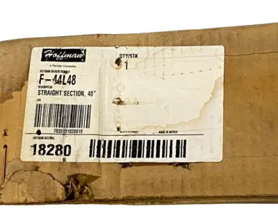NEW HOFFMAN NVENT STRAIGHT LAY-IN HINGED COVER WIREWAY 4" X 4" X 48" 18280