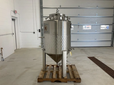 Used PSYCHO BREW JACKETED CONICAL FERMENTER/UNITANK 10BBL Jacketed Tanks Michigan US | Miedema Asset Management Group #1580123