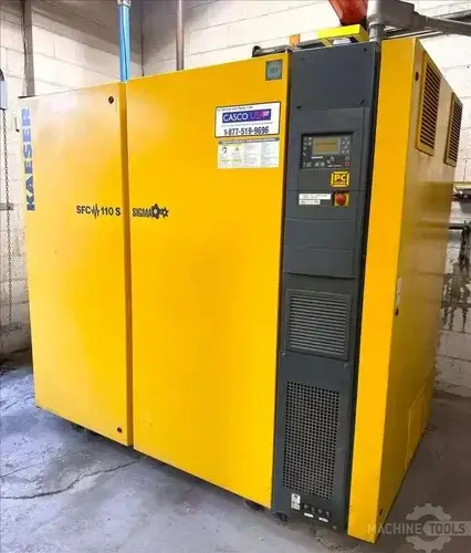 Used 2014 KAESER SFC 110S Rotary Screw & Sliding Vane Air Compressors Illinois US | Perfection Global, LLC. #1371116