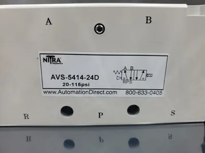 AUTOMATION DIRECT AVS-5414-24D Valve Manifold, 20-115PSI. 6A-10