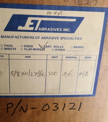 New | in-Stock JET ABRASIVES 678876876876546787856 Misc Abrasive Materials California US | Amiron Machinery #745775