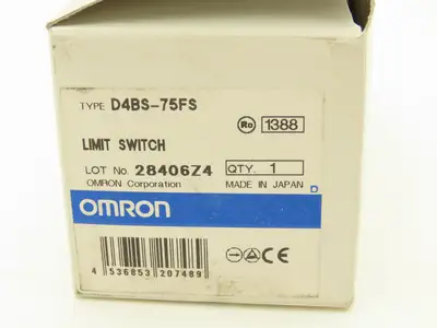 Omron D4BS-75FS Solenoid Interlock Limit Switch Safety Door 2A/400V