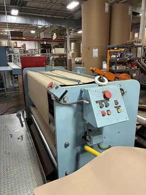 USED SHANKS COUNTER ROLL REWINDER