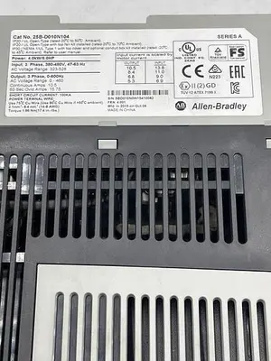 Used ALLEN-BRADLEY ALLEN-BRADLEY 25B-D010N104 SER A Variable Speed Drives | ND Industrial Surplus #1214300