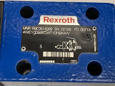 Used REXROTH 4WE10EB33/CW110N9K4/V Pump & Valve Parts | Surplus Asset Holdings #1218480