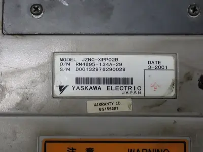 USED 2001 YASKAWA ELECTRIC JZNCXPP02B