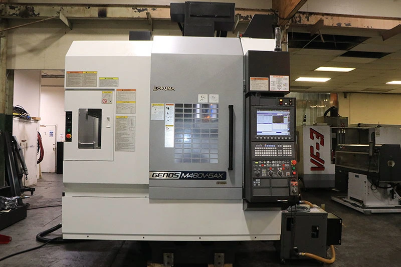 Used 2017 OKUMA GENOS M460V-5AX MACHINING CENTERS, HORIZONTAL
