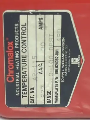 Used CHROMALOX _UNKNOWN_ Industrial Controls Ohio US | Surplus Asset Holdings #1241918