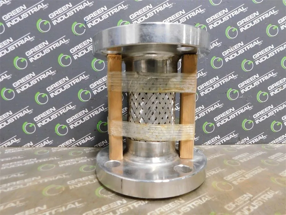 Enlin 9L7J1 Stainless Steel Flexible Expansion Joint 7" L 2" Bore F316L/316 New