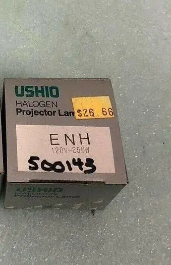 USHIO HALOGEN PROJECTOR LAMP ENH 120V-250W