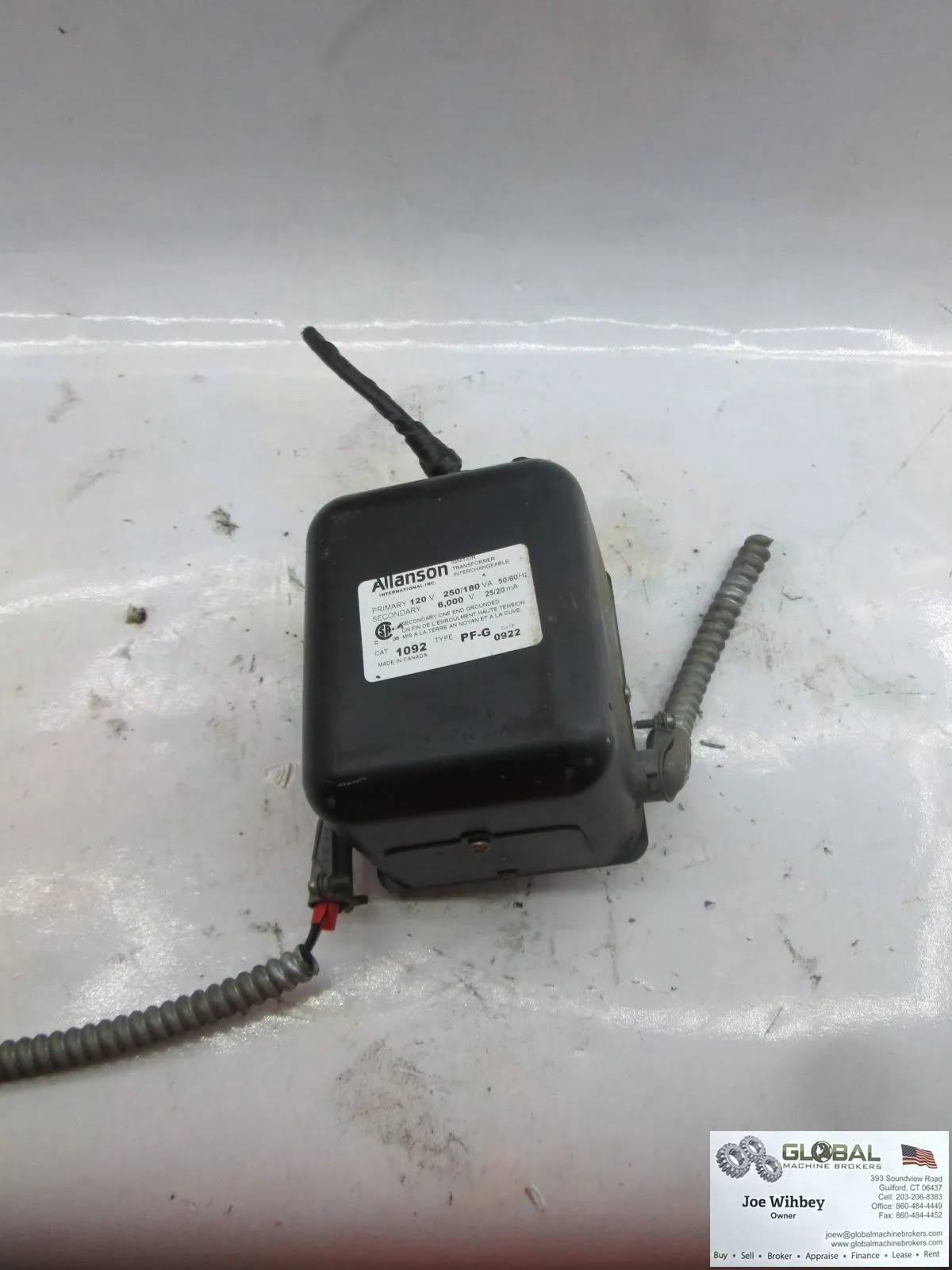 Allanson 1092-PF-G Ferromagentic Ignition Transformer - Gas ignitor