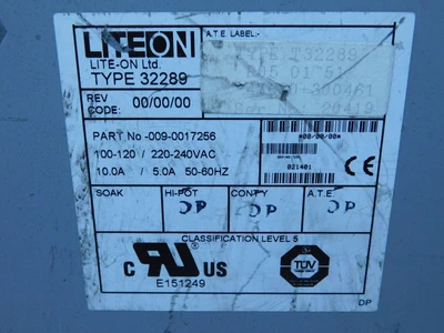 Used LITEON _UNKNOWN_ AC/DC Power Supplies | OCO Industrial #1653178