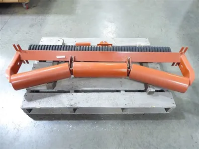 Superior Industries D5-20E-48 Orange Idler Flat Conveyor Roller 48" Surplus
