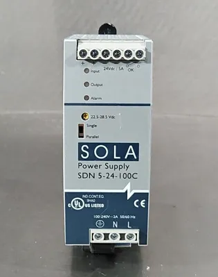 Used SOLA SDN 5-24-100C DIN Rail Power Supplies South Carolina US | Palmetto Automation #1162101