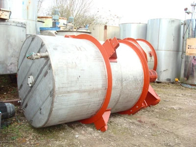 2500L S/S Open Top Mixing Tank 4Kw