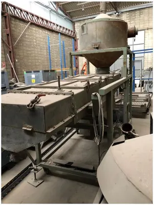 USED 2003 INDUSTRIE GENERALI PVC TWIN  130MM SCREW EXTRUDER