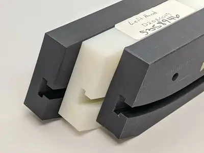 D208C019 | Milled Track Wearstrip 7-1/2" x 1" x 2-1/2" , 3 PIECE SET - New Other