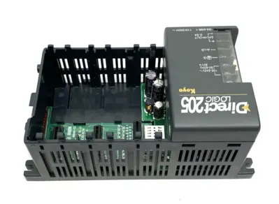 USED AUTOMATIONDIRECT DIRECTLOGIC DL205 I/O BASE, 3-SLOT, DIN RAIL /PANEL